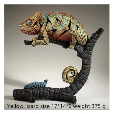 (Chameleon) New Trends Contemporary Nordic Style Animal Sculpture Home Decoration Lion Tiger Bus