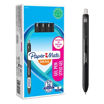 Paper Mate InkJoy Gel Pens | Medium Point (0.7mm) | Black Ink | Cou