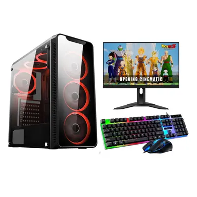 Fast Gaming Intel Quad Core i5 8GB RAM 1TB HDD PC Bundle & Monitor