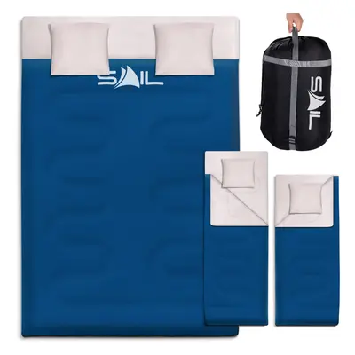 (Blue) SAIL 'Buddy' Sleeping Bag Season - Double