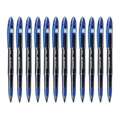 Uni-Ball AIR Micro - 0.5mm Fine Rollerball - Box of 12- Blue - UBA-188