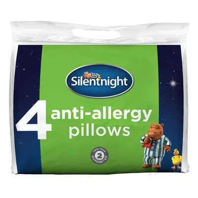 Silentnight Anti-Allergy Pillow, White, Pack of