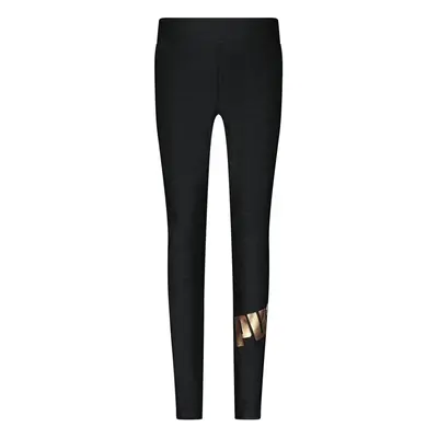 PUMA Girls' Core Logo Legging Black/Rose Gold Large