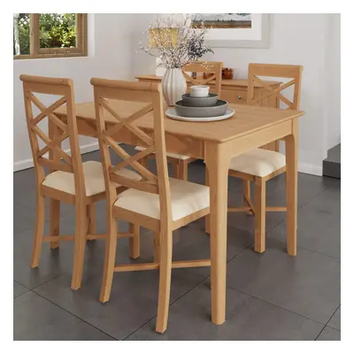 Natland Dining Table Extendable 120cm / 165cm Solid Wood