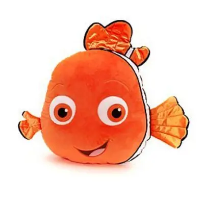 Classic Orange clownfish Nemo Fish Big Face 3D Pillow Cushion Soft Toy