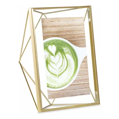 Umbra 313015-221, Steel Prisma Multi-Photo Frame, Brass (Laiton), 5x7