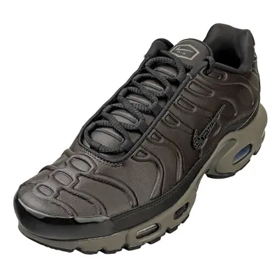 (10) Nike Air Max Plus Premium Qs Mens Fashion Trainers in Black