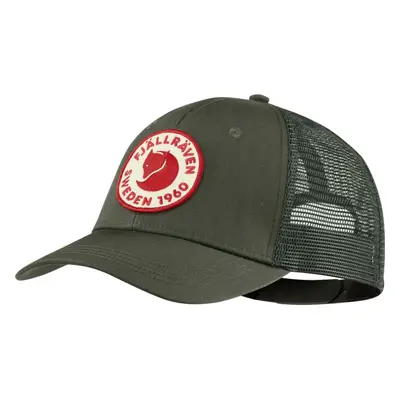 Fjallraven Logo Langtradarkeps Hat - Deep Forest Small/Medium