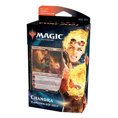 Magic: The Gathering Chandra Flames Catalyst Planeswalker Deck | Core Set (M21) | Card Starter D