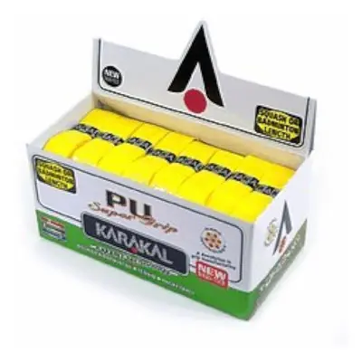 24 Karakal PU Super Grips (Yellow) - Box