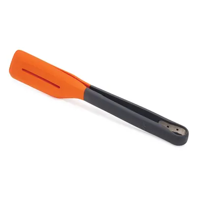 Joseph Joseph Turner Tongs Ergonomic Silicone Tongs, Grey/Orange