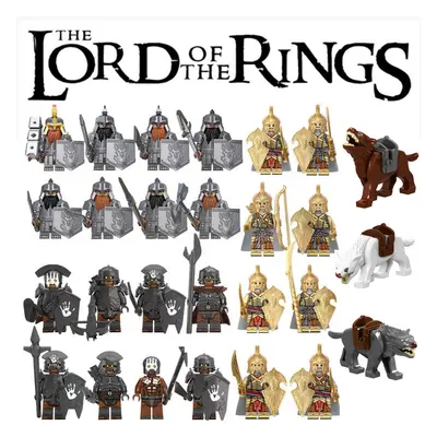 (27PCS Lord Of The Rings) 34PCS Lord Of The Rings Toy Action Mini Figures Fit Lego