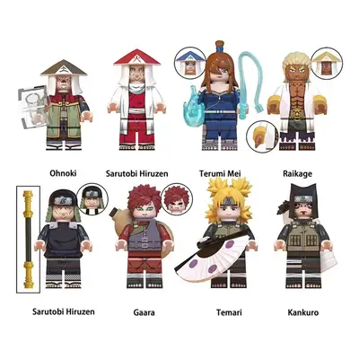 (8PCS-I) Naruto Minifigures Kid's Toys Fit Lego