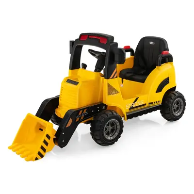 12V Kids Ride On Construction Tractor Battery Powered Toy Excavator