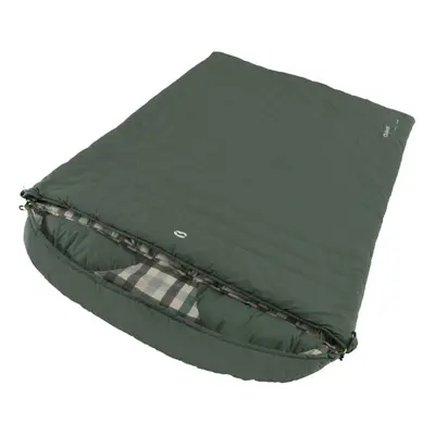 Outwell Double Sleeping Bag Outdoor Camping Hiking Bag Camper Lux Forest Green