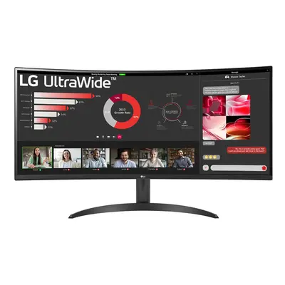 LG UltraWide 34WR50QK-B - LED monitor - curved - 34" - HDR