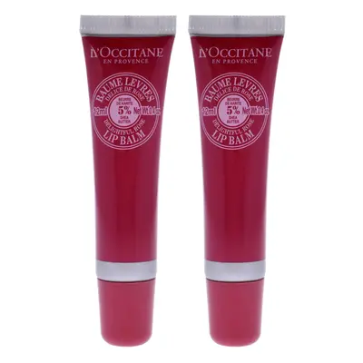 Shea Butter Delightful Rose Lip Balm by LOccitane for Unisex - 0.4 oz Lip Balm - Pack of