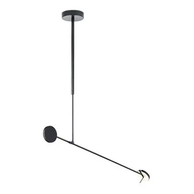 Grok Invisible - LED Ceiling Pendant Matt Black Phase Cut Dimming 765lm 2700K