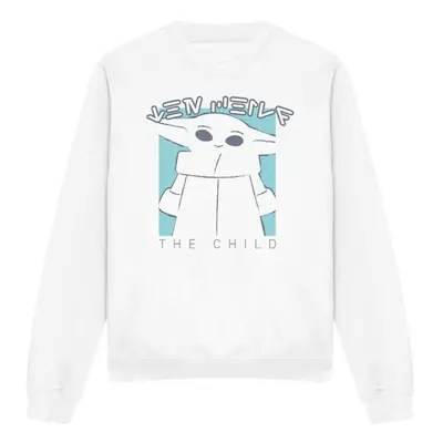 (XXL, White) Star Wars Unisex Adult The Child Sweatshirt