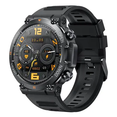 Men's Military Smart Watch Make Call 1.39 Inch HD Big Screen Fitness Tracker Compatible with iPh