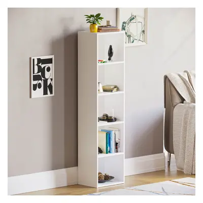 (White) Oxford Tier Cube Bookcase Tall Storage Display