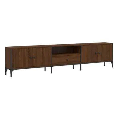 (brown oak) vidaXL TV Cabinet with Drawer TV Unit Media Cabinet TV Stand Engineered Wood