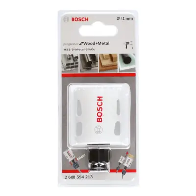 BOSCH Bi-Metal Hole Saw (for Wood and Metals, 8% Cobalt Alloy, Progressive Tooth Design, Ã mm, 