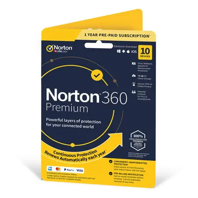 Norton Premium 2023, Antivirus software for Devices and year