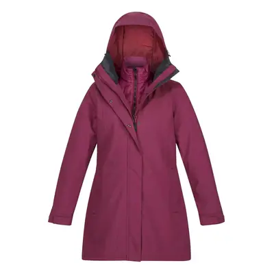 (12 UK, Amaranth Haze) Regatta Womens/Ladies Denbury III in Waterproof Jacket