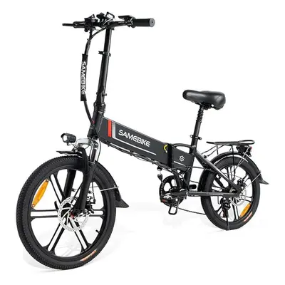 SAMEBIKE 20LVXD30-II Electric Bike, 48V 10.4AH Battery, with Speeds