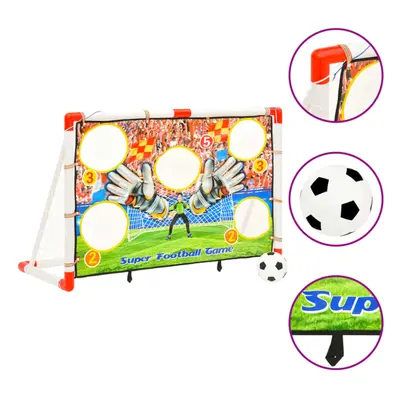 vidaXL Children Football Goal Set with Goal Wall Football Playset Trainer