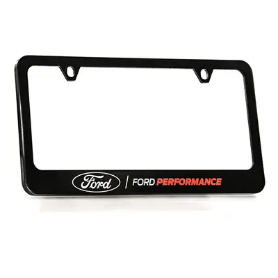 License Frame Inc Ford Performance Black Metal License Plate Frame Tag Holder