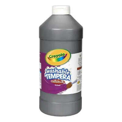 Crayola Washable Tempera Paint For Kids Black Paint Classroom Supplies Non Toxic Oz Squeeze Bott