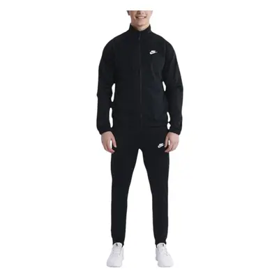 (Black, L) Nike FB7351 Mens Tracksuits Relaxed Fit Workout Dri Fit Polyester Club Tracksuit