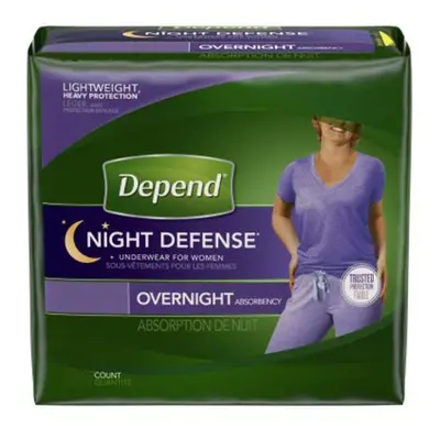 Depend Women's Night Defense Pull-On Underwear - Medium, 30/Case