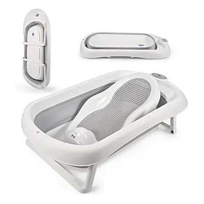 Fimous Foldable Baby Bath Tub Non-Slip Kids Bathing Shower for Toddler