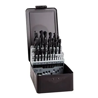 4932 69 HSS-R DIN Metal Drill Bit Set - Black (25-Piece)