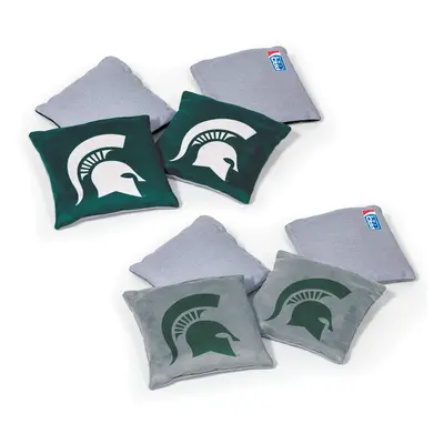 Wild Sports NCAA Michigan State Spartans 8pk Dual Sided Bean Bags Tea