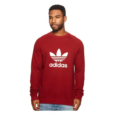 adidas Mens Trefoil Crewneck CX1897S Rust RED