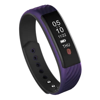 (Purple) 0.84 inch Heart Rate Monitor Fitness Sleep Tracker Reminder Smart Watch for iOS Android