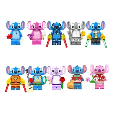 Stitch and Angie Cartoon Disney Toy Story Mini Figures Fit Lego