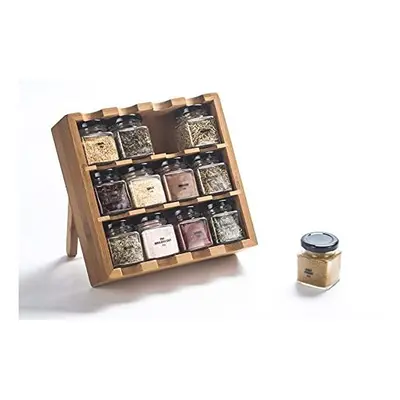 Spice Rack With Spices Included - Cooking Gifts For Men Women | Herbs, Spices & Seasonings Spice