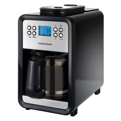 Morphy Richards Filter Coffee Machine with Timer - Black