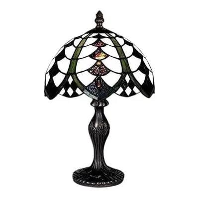 (Pacific Tiffany Style) BELOFAY Tiffany Lamps, Stained Glass Handmade Tiffany Vintage Bedside Ta