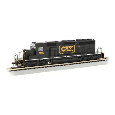 EMD SD40-2 Dcc Equipped Diesel Locomotive CSX #8905 (HTM) - Black - HO Scale