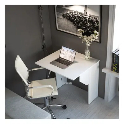 Furneo Folding Table White Wall Hideaway Desk Bingo