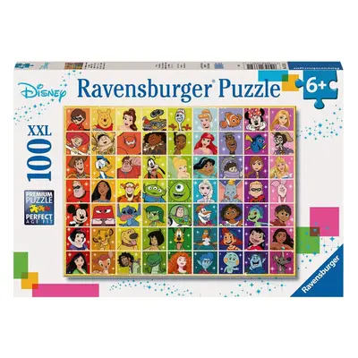 Ravensburger Disney & Pixar Multicharacter Colour Palette Jigsaw Puzzle 100pc