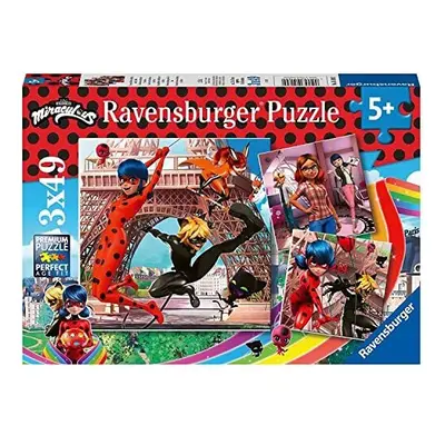 Ravensburger Miraculous: Tales of Ladybug & Cat Noir x Piece Jigsaw Puzzles for Kids Age Years U