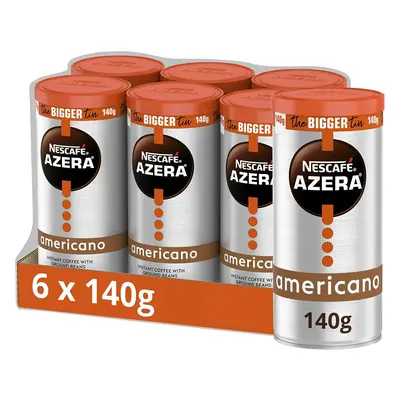 Nescafe Azera Americano Instant Coffee 140g (Pack of 6)