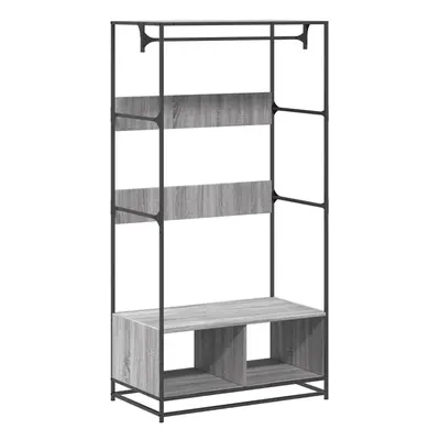 (grey sonoma) vidaXL Wardrobe Closet Cupboard Clothes Storage Organiser Engineered Wood